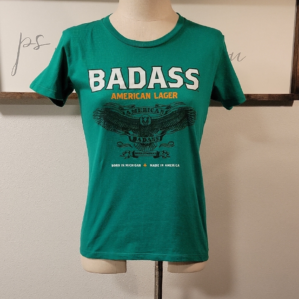 Badass American Lager T-Shirt, American Badass Beer Company